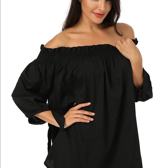 Off shoulder Tunic Top - Picture 2 of 6